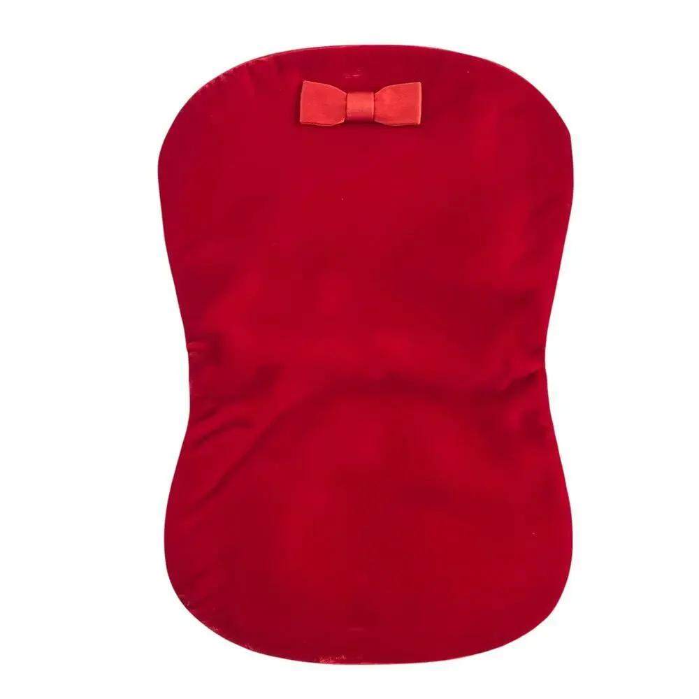 1960s Morris Moskowitz MM Vintage Red Velvet Bow Clutch w/ Kisslock Coin Purse